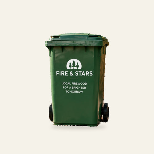 Fire & Stars standard 240-litre reusable firewood bin